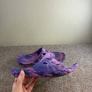 Merrell Hydro Slide Sport Sandals Womens 8 Mens 6.5 Slip On Casual Beach Comfy